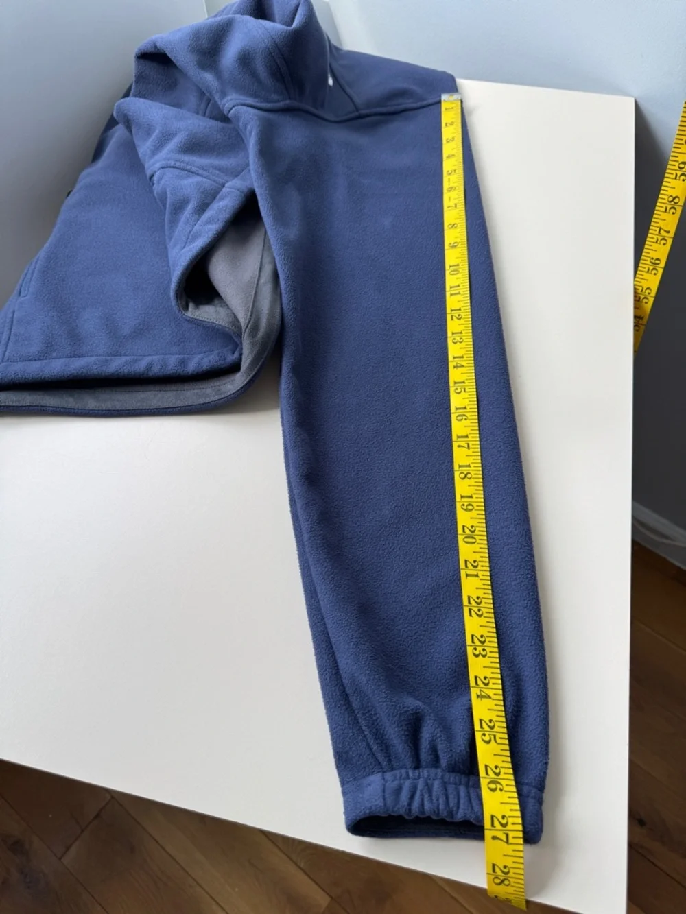 The North Face Men's Large Periwinkle Blue Fleece Jacket - Full Zip - TKA 100